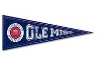 University of Mississippi Table Pennants
