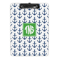 Navy Anchors Clipboards
