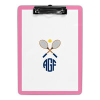 Crossed Racquets Clipboards