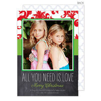 All You Need Is Love Holiday Photo Cards