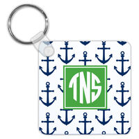 Navy Anchors Key Chain