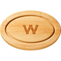 Maple 12 inch Oval Personalized Cutting Board