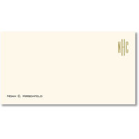Monogram Monarch Correspondence Cards