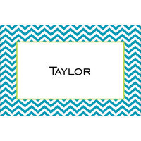 Turquoise Chevron Placemats