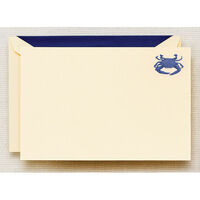 Hand Engraved Blue Crab Boxed Note Cards
