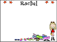 Rachel's Shoe Closet Note Cards
