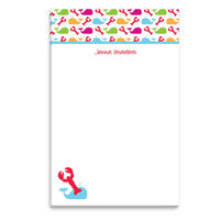 Rainbow Whales and Lobsters Notepads