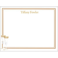 Champagne Flutes Correspondence Cards