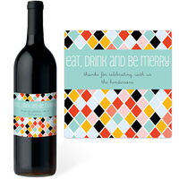 Eat, Drink and Be Merry Wine Labels