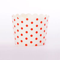 Red Dot Small Baking Cups
