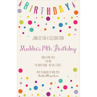 Birthday Banner Invitations