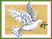 Peace Dove Holiday Cards