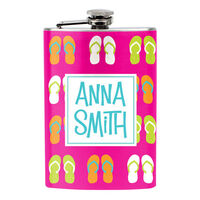 Flip Flop Party Stainless Steel Flask
