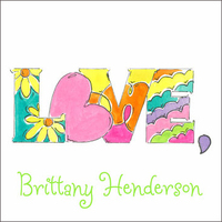 Hippy Love Gift Stickers