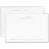 Newbury Fluorescent White Correspondence Cards