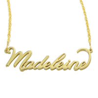 Elegance Gold Plated Name Necklace