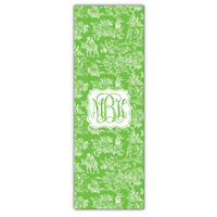 Lime Toile Personalized Yoga Mat