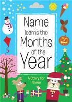 Personalized Months of the Year Story Book