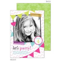 Party Banners Photo Invitations