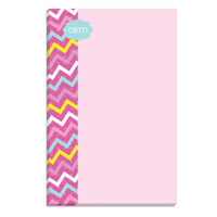 Pink Mix Chevron Notepads