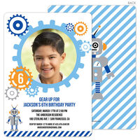 Gear Up Birthday Invitations