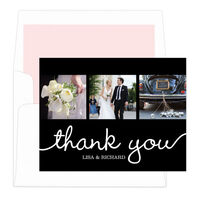 Black Union Thank You Note Cards