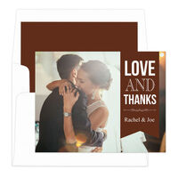 Chocolate Love and Thanks Note Cards