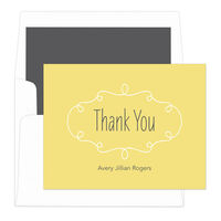 Lemon Simply Thank You Note Cards