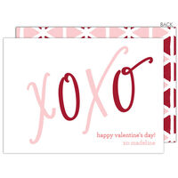 Fancy XO Valentine Exchange Cards