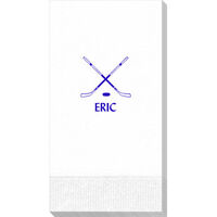 Double Hockey Sticks Guest Towels