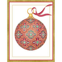 Embossed Ornament Holiday Cards