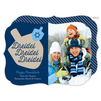 Dreidel Dreidel Dreidel Hanukkah Photo Cards