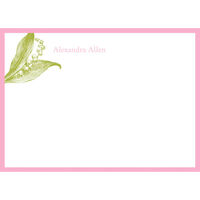 Lily of the Valley Flat Note Cards
