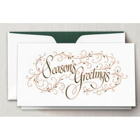Engraved Season's Greetings Holiday Cards