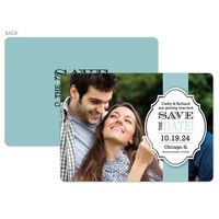 Lagoon Cherished Photo Save the Date Cards