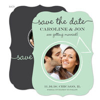 Celery Wedding Union Photo Save the Date Cards