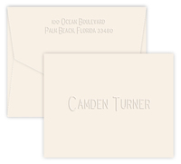 Curante Foldover Note Cards on Double Thick Stock