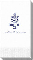 Keep Calm and Dreidel On Guest Towels