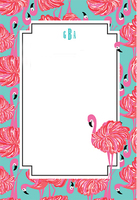Gimme Some Leg Flat Monogram Note Cards