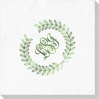 Renaissance Wreath with Monogram Deville Napkins