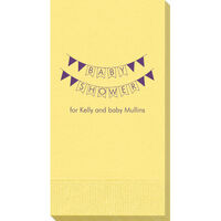 Baby Shower Pennant Guest Towels