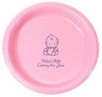 Personalized Sweet Baby Plastic Plates