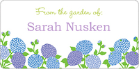 Blue Garden Gift Stickers