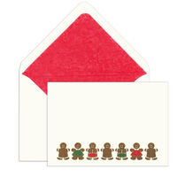 Gingerbread Holiday Cards with Inside Imprint