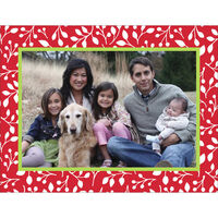 Holiday Berries Foldover Photo Cards