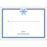 Snowflake Fill In Jumbo Gift Stickers