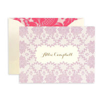 White Grace Foldover Note Cards