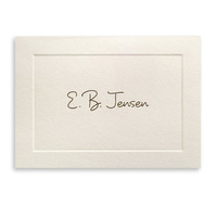 Jensen Ecru Note Cards