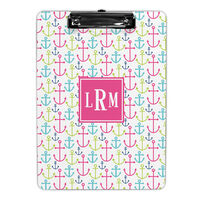 Pink Happy Anchors Clipboards
