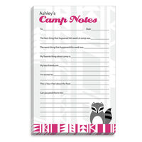 Raspberry Border Raccoon Fill In Camp Notepads